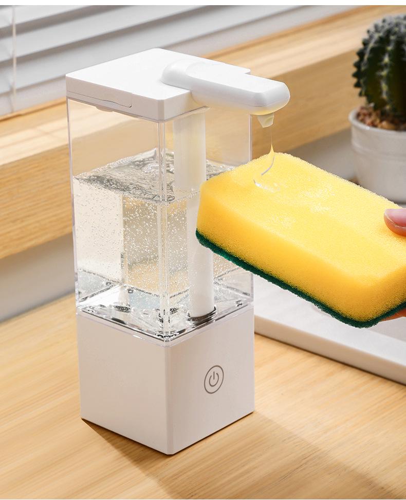 Touchless Automatic Soap Dispenser with Induction Charging, Smart Design, Large Capacity for Hotels
