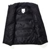 Men's Stand Collar Sleeveless Nylon Vest - Warm and Casual for Autumn/Winter