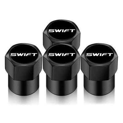 4KS Univerzální DIY Krytky ventilků pneumatik automobilových kol Dřík Samolepky na auto Pro Auta Motor Auto Příslušenství Dekorace Dárek ,Pro SWIFT