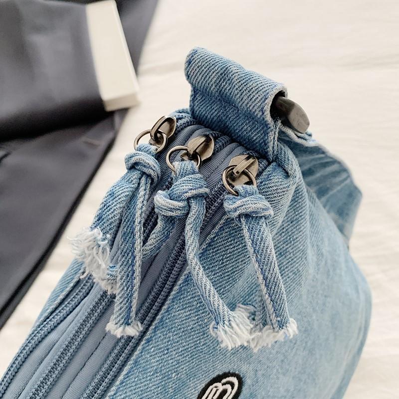 Denim Bag Student Shoulder Bag Women's Crossbody Bag Mobile Phone Bag