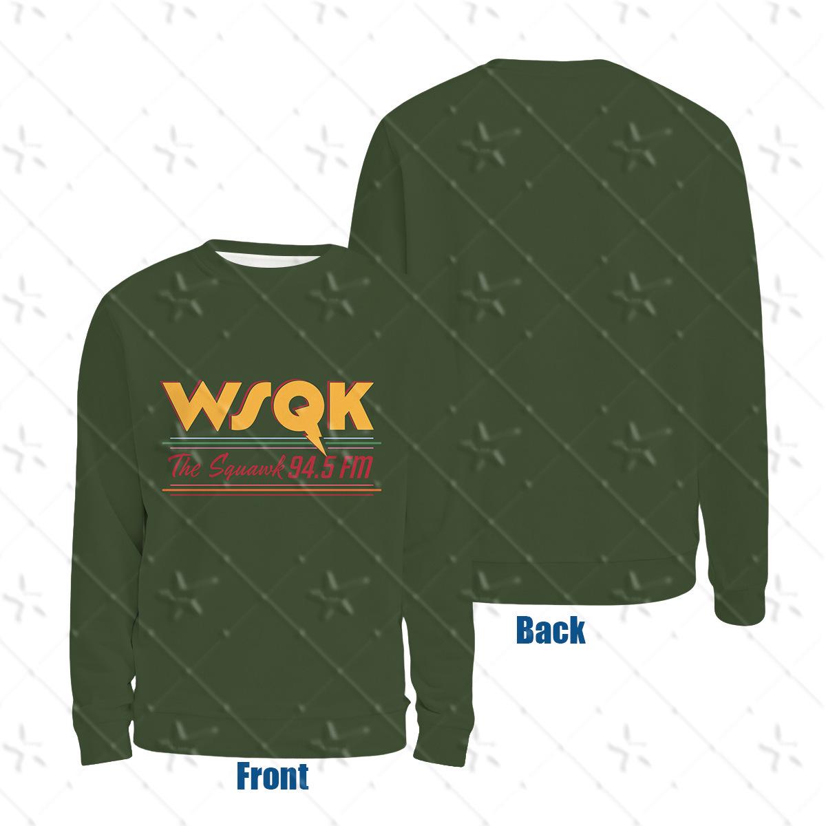 WSKQ Radio Unisex Color-Changing Hoodie - Trendy Cross-Border Style for All Ages 150 cm 1790₽