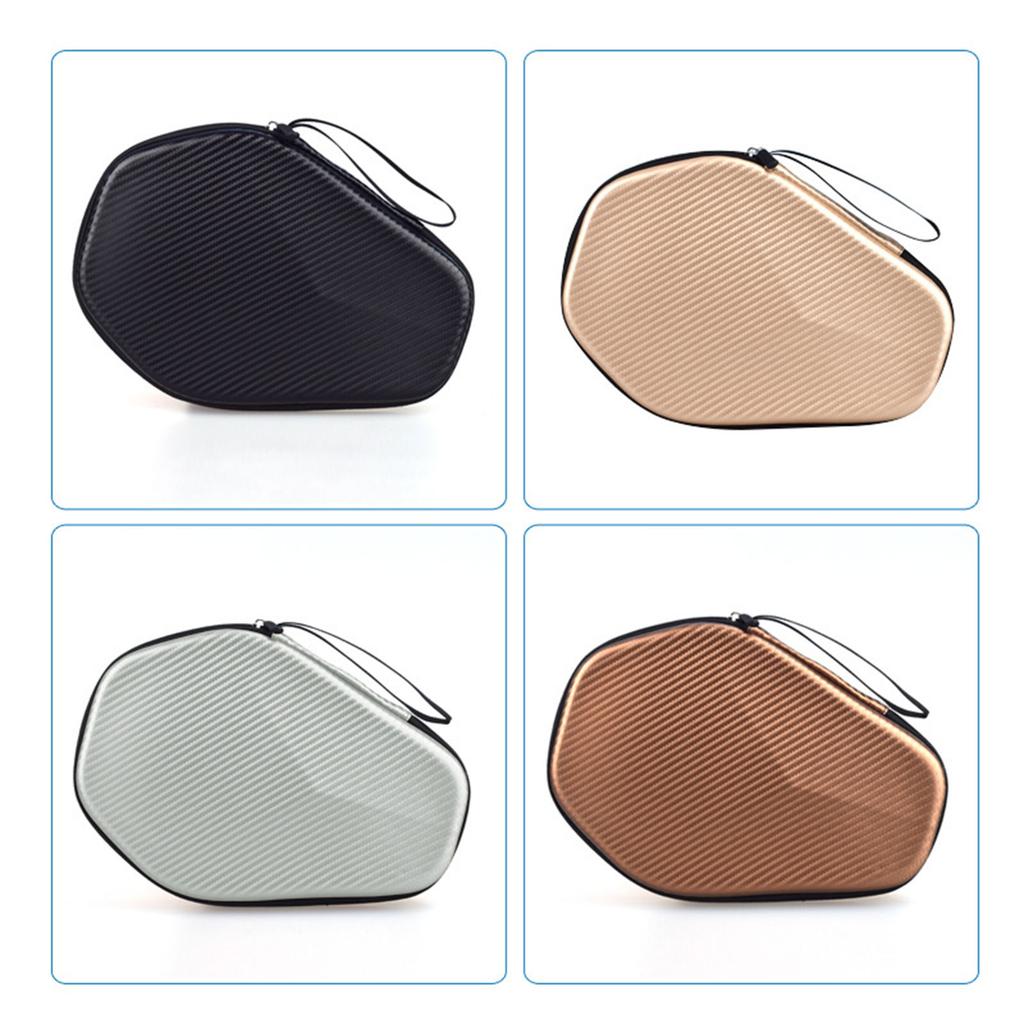 Lightweight Pingpong Paddle Bag Waterproof Case Portable Table Tennis Racket Bag Hexagonal Zipper Handbag Easy to Carry