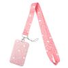 Credential Holder Pink Ribbon Lanyards for Keys Neck Strap For Card Badge Gym Keyring Nurse Accessories