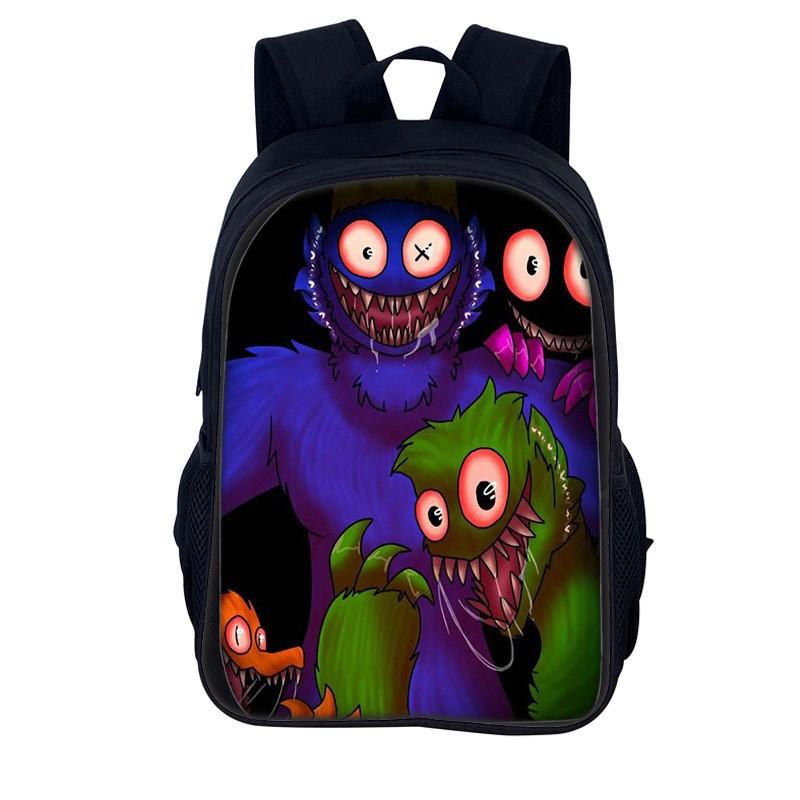 Rainbow Friends Kids Backpack With Polyester Material And Spacious Design For School And Daily Use