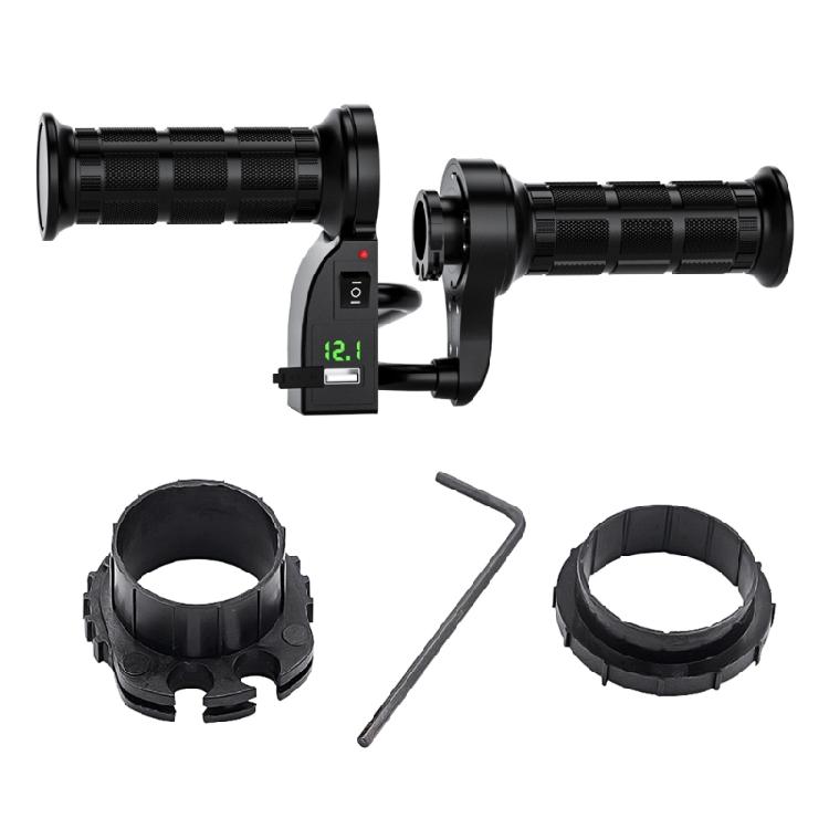 Мотоциклетные нагреваемые рукоятки Водонепроницаемые термо Электровелосипеды Квадроциклы Подогреватель руля 1