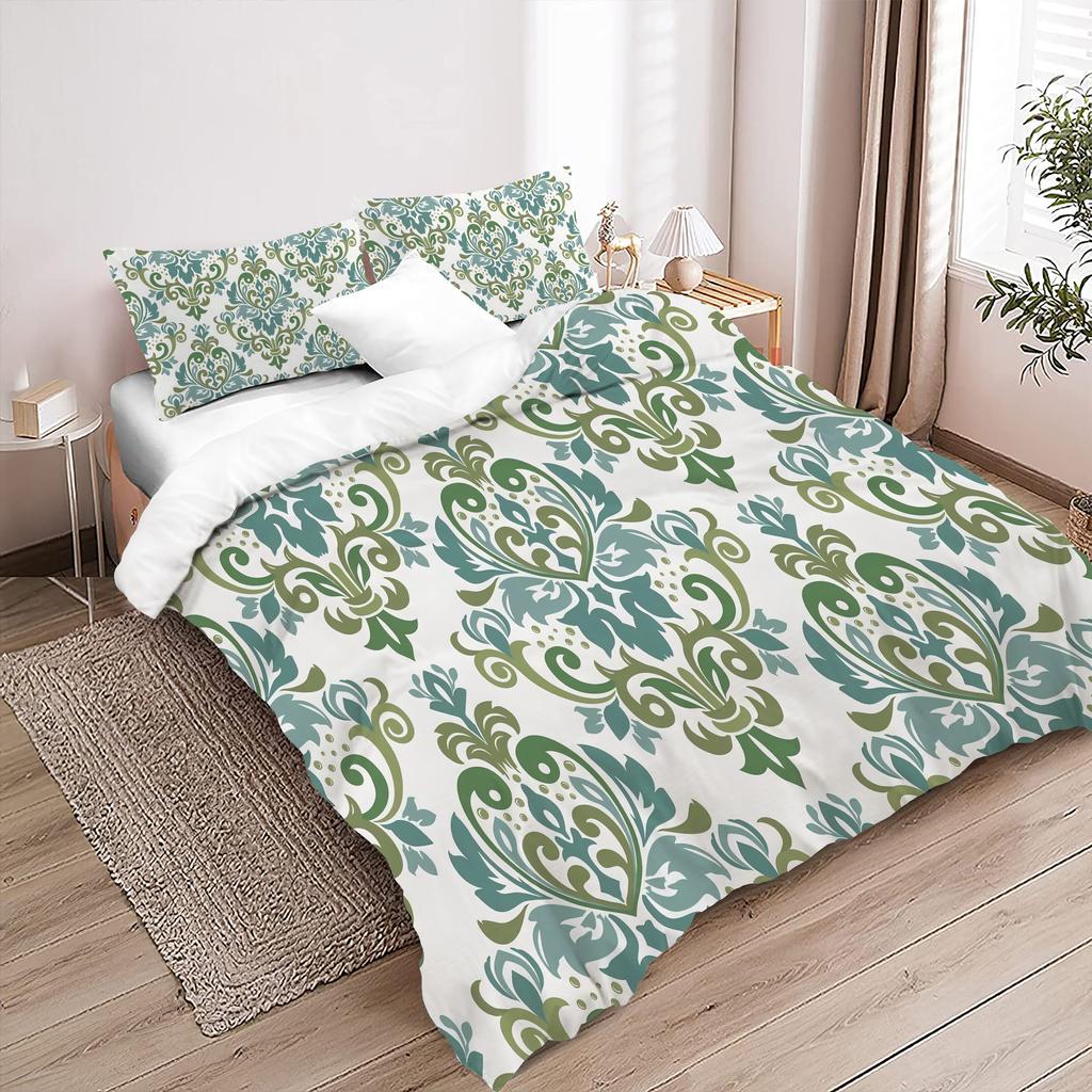 Exotic Style Floral Printed Quilt Cover Elegant Beauty Fresh Style Bedding Set Luxury Soft Home Textiles Duvet Cover Pillowcases