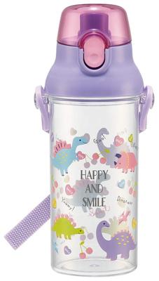 Water Bottle Clear Bottle 480ml Happy Smile Girls Made In Japan PSB5TR Children's &