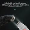 Dog Nail Grinder Upgraded 3 Speed Electric Rechargeable Pet Nail Grooming & Smoothing For Small Medium Large Dogs & Cats