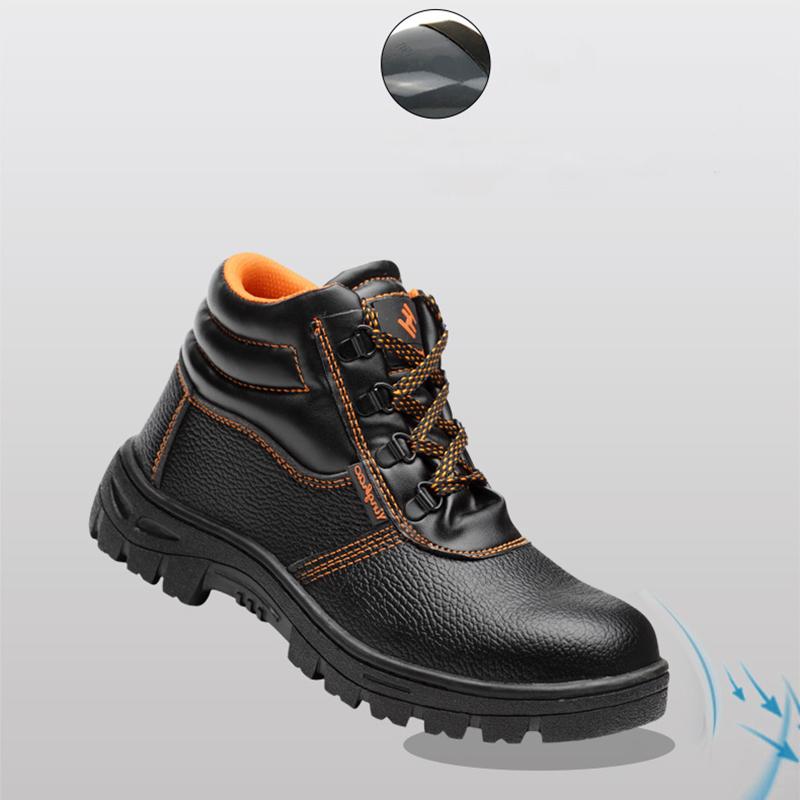Waterproof Safety Shoes Steel Toe Safety Shoes for Men Women Work Shoes Breathable Safety Tennis Warehouse Botas Male cm nero