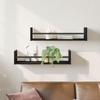 Corner Bookshelf Wall Shelf (set of 2), Floating Book Shelf, Bookshelves, Bedroom Plant Shelf, Living Room, Bathroom, Standing Shelf