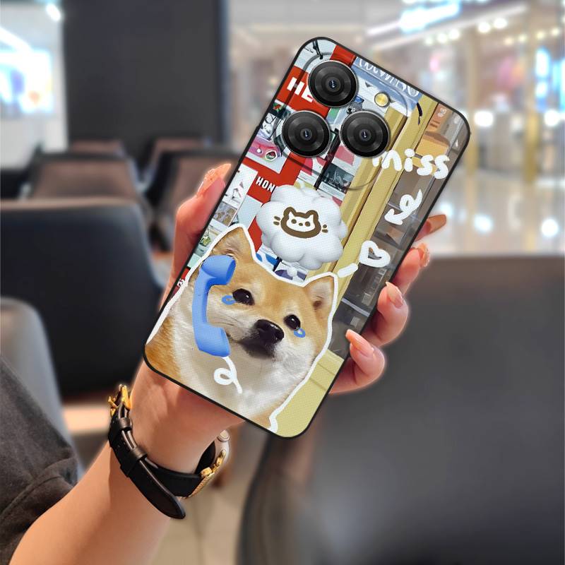 Graffiti Couple Phone Case For Blackview Shark9 5G Anti-dust Protective Cute Fashion Design Full wrap TPU Dirt-resistant