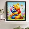 Full Round Diamond Painting Winnie and Stitch Art Rhinestone Picture Mosaic DIY 5D Cross Stitch Embroidery Home Decoration