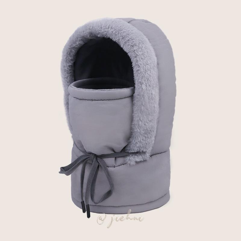 Lei Feng hat men's and women's winter riding warm mask cold wind motorcycle scarf headgear integrated hat can wear helmet