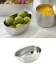 Yoshikawa Stainless Steel Teardrop Bowl, 90ml, 9 X 5.7 X 3.3cm (H), Palm-Sized, Made In Tsubame-Sanjo, Japan, AN0204