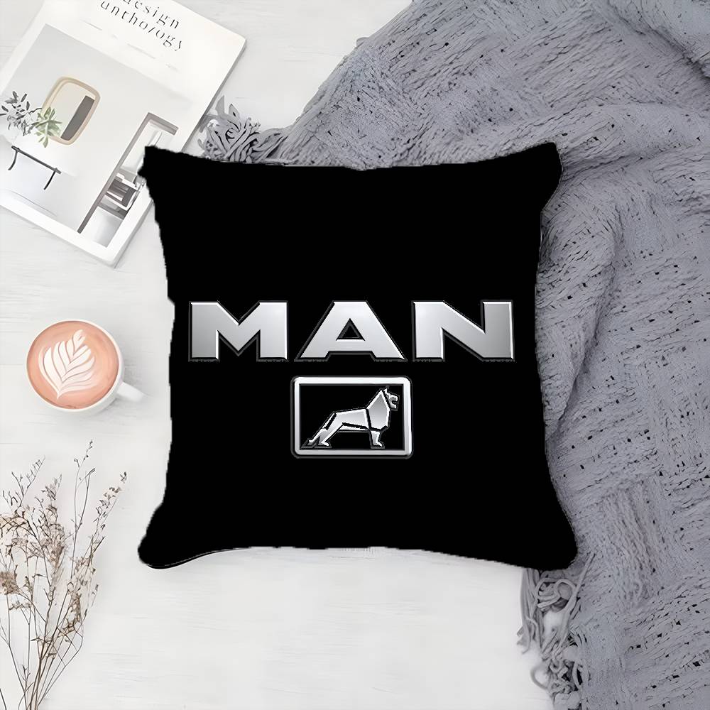 

Мультяшная наволочка для подушки с грузовиком M-ManS, наволочка с принтом, чехол для подушки для дивана в гостиной, декор для спальни 20x20Inch