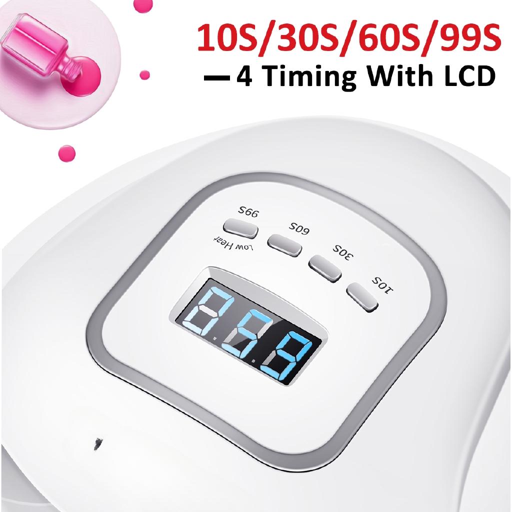 120W SUNX5 MAX 45 Led Nail Light-Curing Lamp Phototherapy Manicure Timer Portable Nail Manicure 110-240V