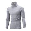 Men S Slim Fit High Neck Pullover Knit Sweater
