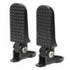 1 Pair Electric Scooter Pedals Anti Slip Folding Footrest for Electric Scooter Replacement Pedals Metal Foldable Pegs