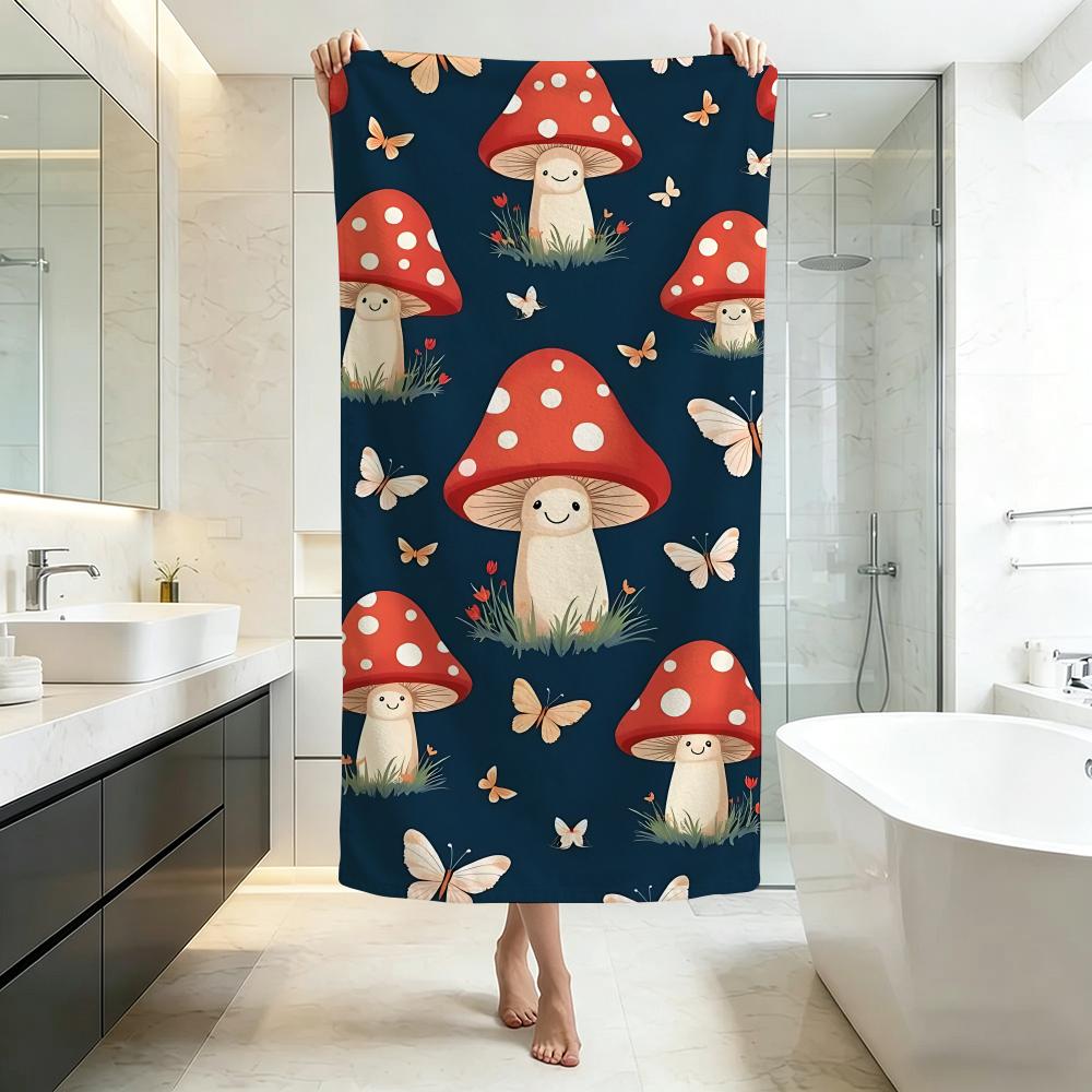 Trippy P-Psychedelic MushroomS Towel Five-Star Hotel Quality Eco-Friendly Ultra Soft Thick Towels & Beach Towels