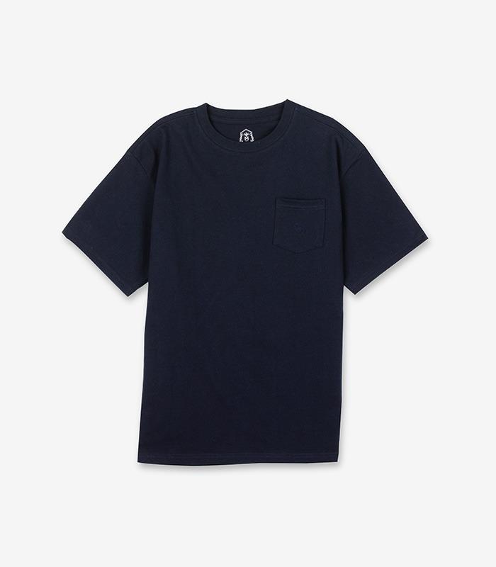 Maverick Patch Pocket T-Shirt Navy L