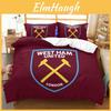 West Ham United Digital Print Bedding Set With Reactive Dyeing For Modern Bedroom Decor