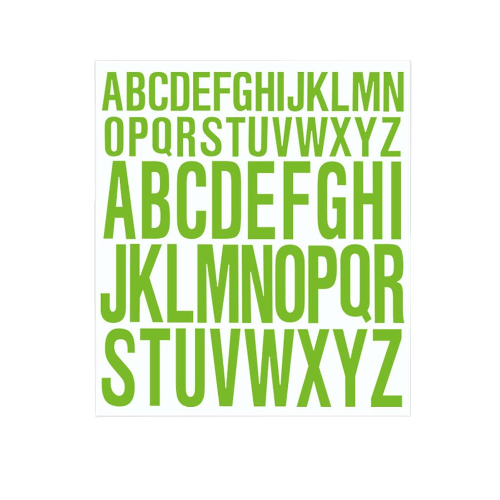 Waterproof DIY English Letter Stickers, Hand Account File Labels, Oil And Scratch Resistant PVC Stickers, Colored English Labels