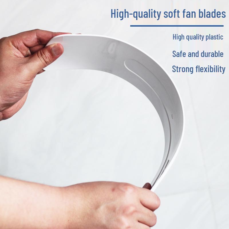 Compact Ceiling Fan with 400-1050mm Blades and Clip Attachment