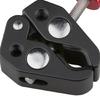 Heavy Duty Multifunctional Super Crabbing Clamp 1/4inch-20 & 3/8inch-16 Screw Thread Adapter for Camera Photography Ligh