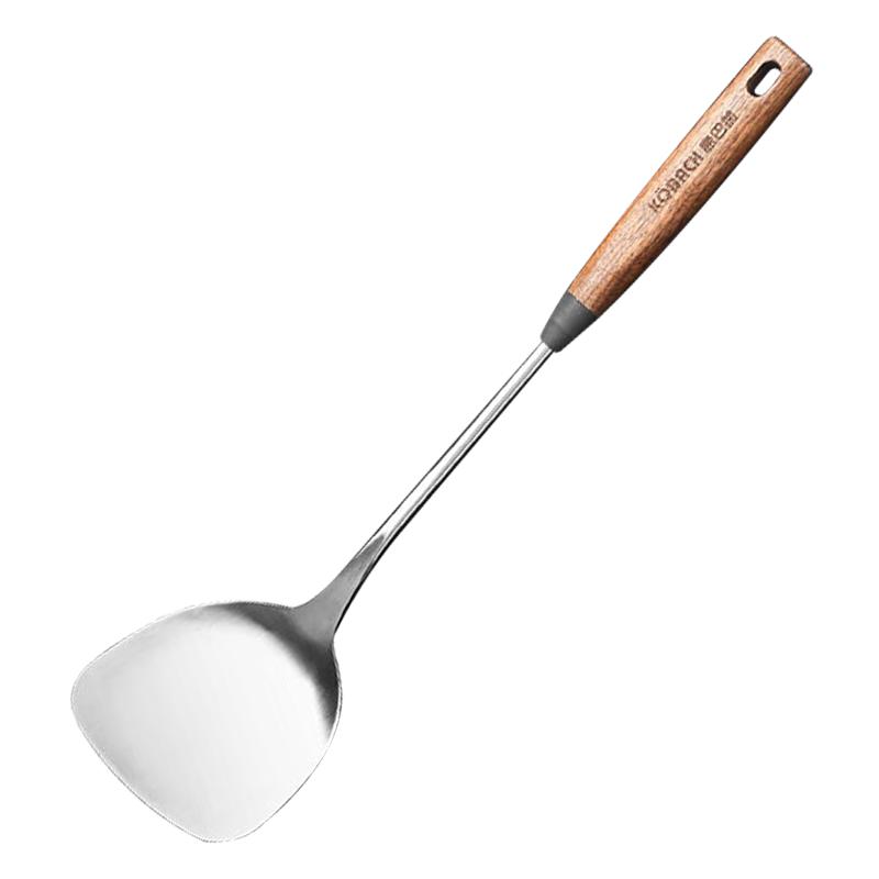 

Kambach 304 Stainless Steel Kitchen Utensils with Walnut Handle