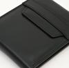 Men's Leather Wallet 3S Napblk -Premium Black Napa Leather Slim Wallet with Coin Pocket & 6 Card Slots - Luxury Handcrafted Gents Wallet