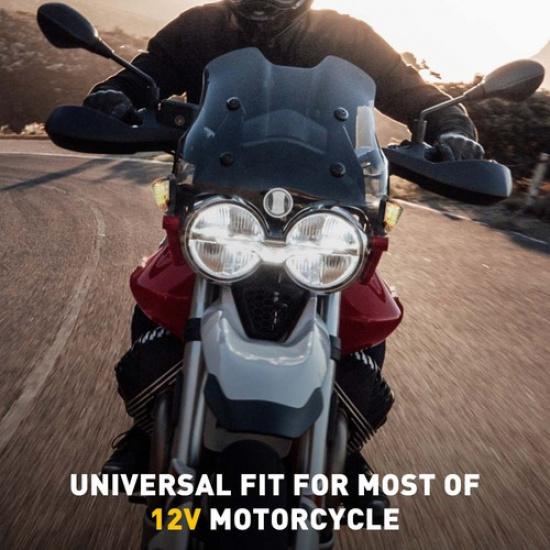 2x Motorcycle Turn Signal Lights Indicator 9 LED Motorbike 12V LED Blinker Amber