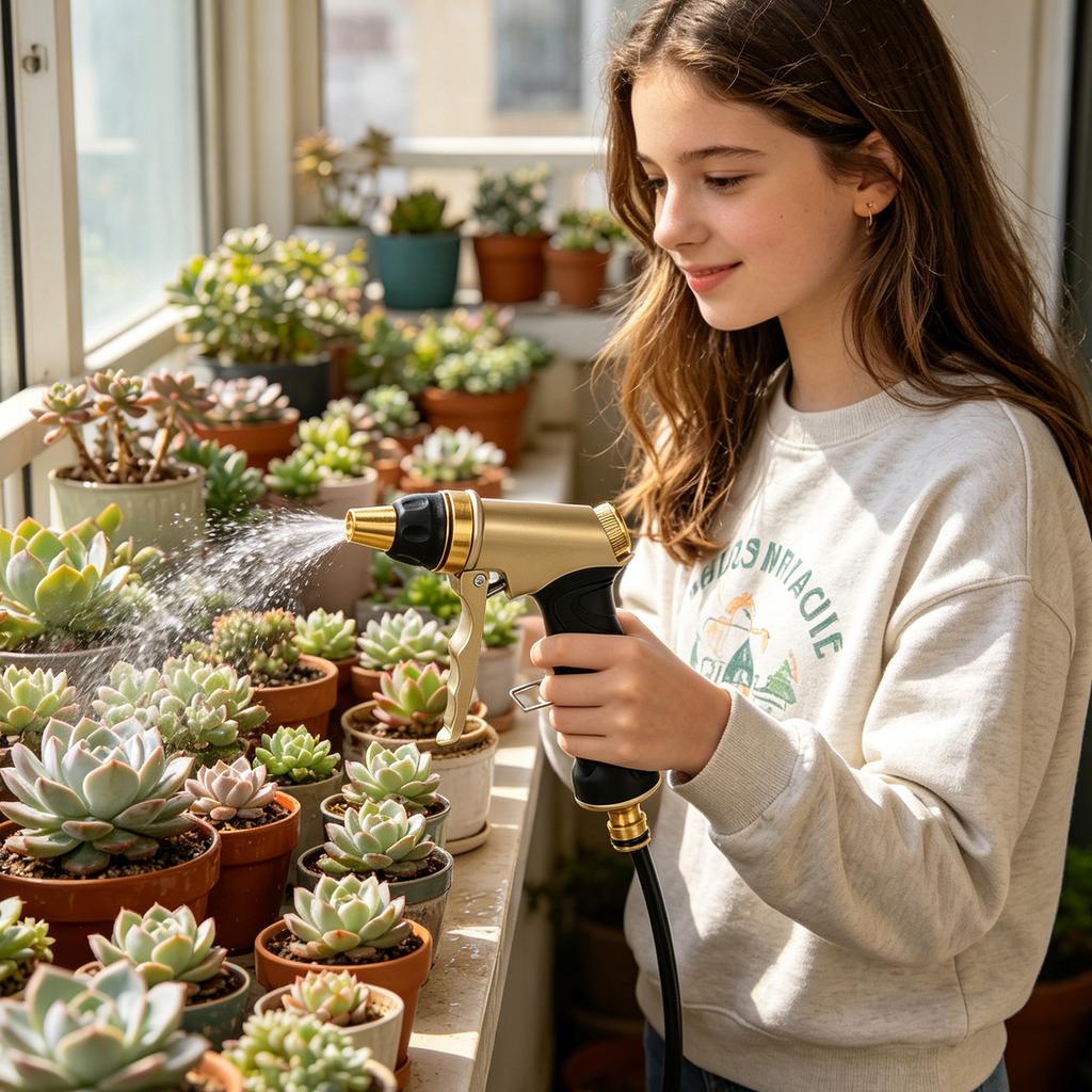 Multifunktions-Hochdruck-Wassersprühpistole für den Heimgebrauch Kupfermaterial Gartenbewässerung Autowäsche Metallkonstruktion Einstellbare Düse