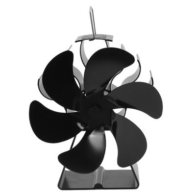 Ventilatore per Stufa a Camino 6 Pale Silenzioso Resistente alle Alte Temperature Ventilatore per Stufa Termoalimentato per Legna