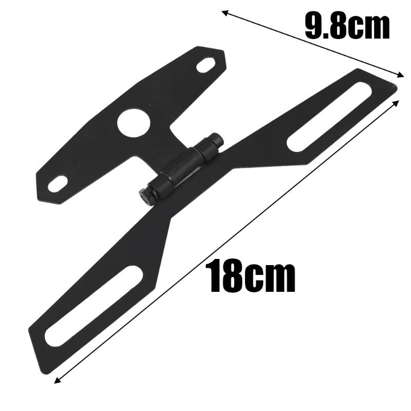 Držák SPZ pro motocykl, zadní světla, pevný skládací rám SPZ, příslušenství pro dodatečnou montáž terénních vozidel