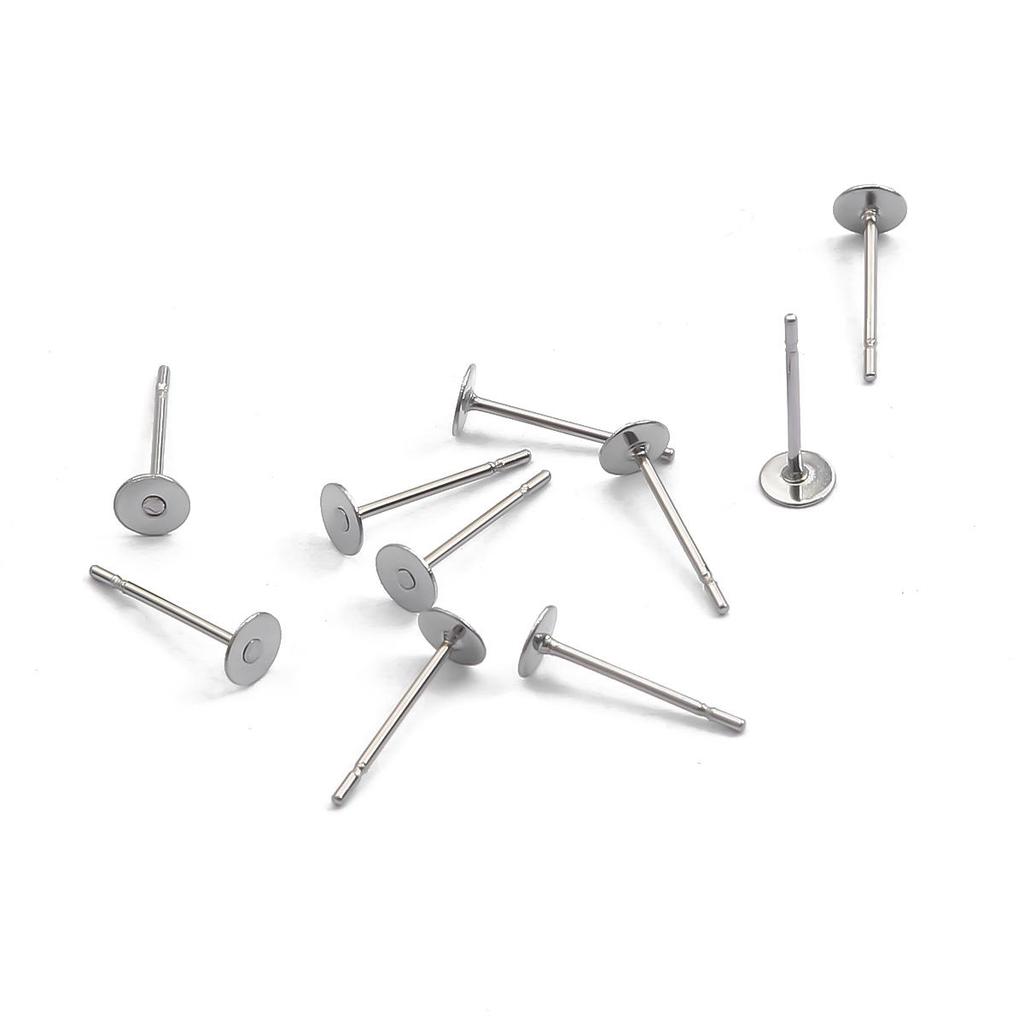 20/100Pcs Stainless Steel Round T-shaped Needle Pin For DIY Jewelry Making Craft Accessories