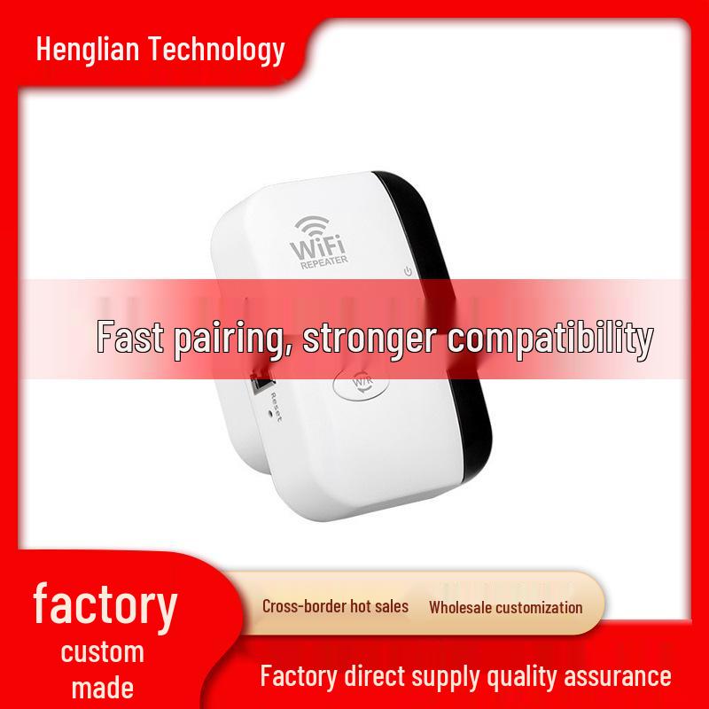 

Mini Steamed Bun 300M WiFi Signal Amplifier White EU Plug