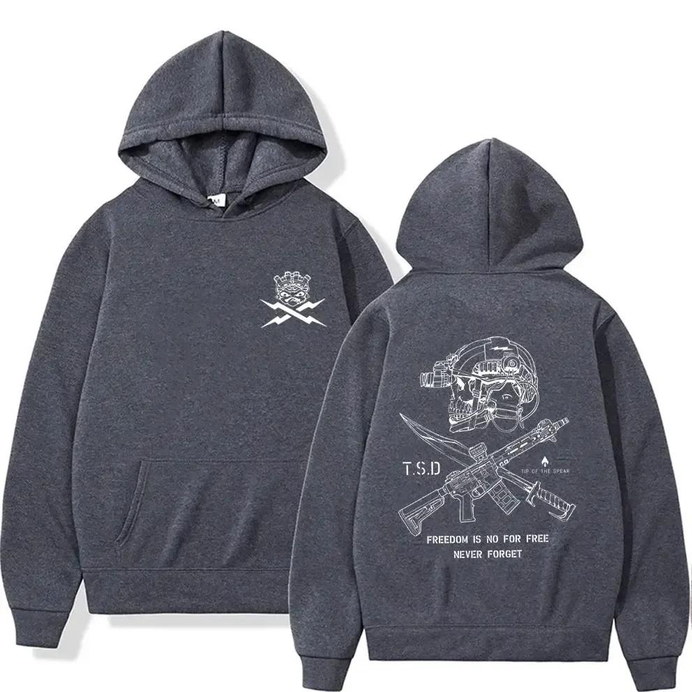 2026 Cool Sparta X-ray Tactical Skull Print Hoodie Men Women Autumn Winter Daily Outdoor Casual Loose Warm Sweatshirt