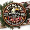 Yuengling Lager Beer Tin Metal Sign 8x12 Inch Retro Wall Art Man Cave Bar Decor