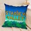 Game SStardew ValleyES Cushion Cover Soft Plush Fabric DoubleSided Printed Cushion Covers for All Seasons Home Decor