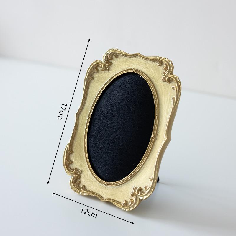Vintage Jewelry Display Stand Photo Frame Necklace Earrings Display Rack Counter Ring Storage Rack Live Streaming Shooting Props