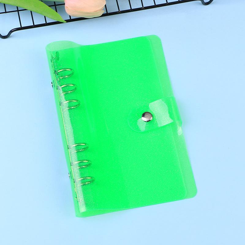 A7/A6/A5 Rose Golden Purple Blue Glittery Bling Binder Notebook Cover Diary Agenda Planner Paper Cover School Stationery