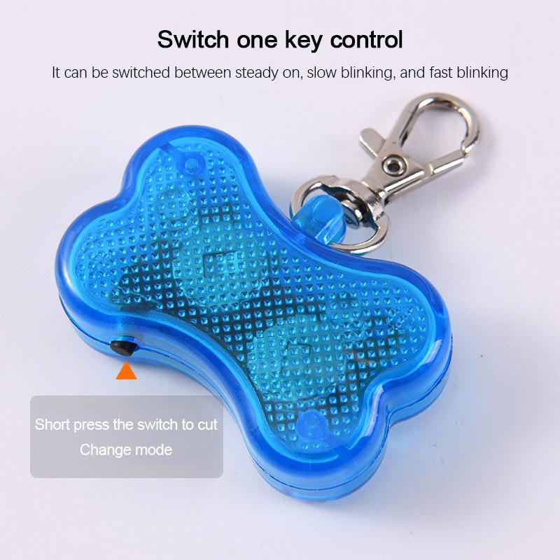 LED Pet Glowing Pendant Waterproof Knapsack Bicycle Running Warning Lamps With Hanging Hook Dog Night Walking Warning Night Lamp