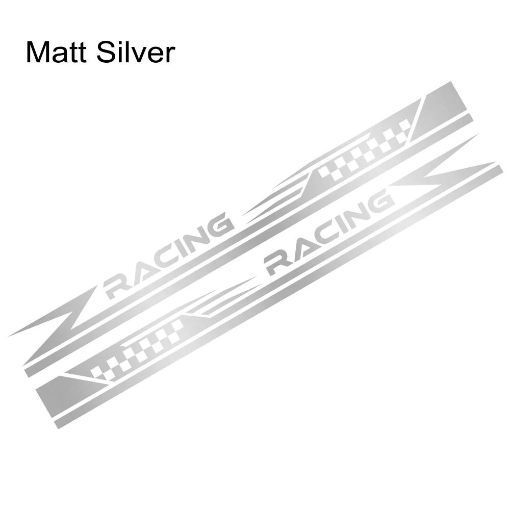2PCS Car Door Side Stripes Stickers Racing Sport Vinyl Decals Self-adhesive Car Body Styling Decoration Stickers Accessories