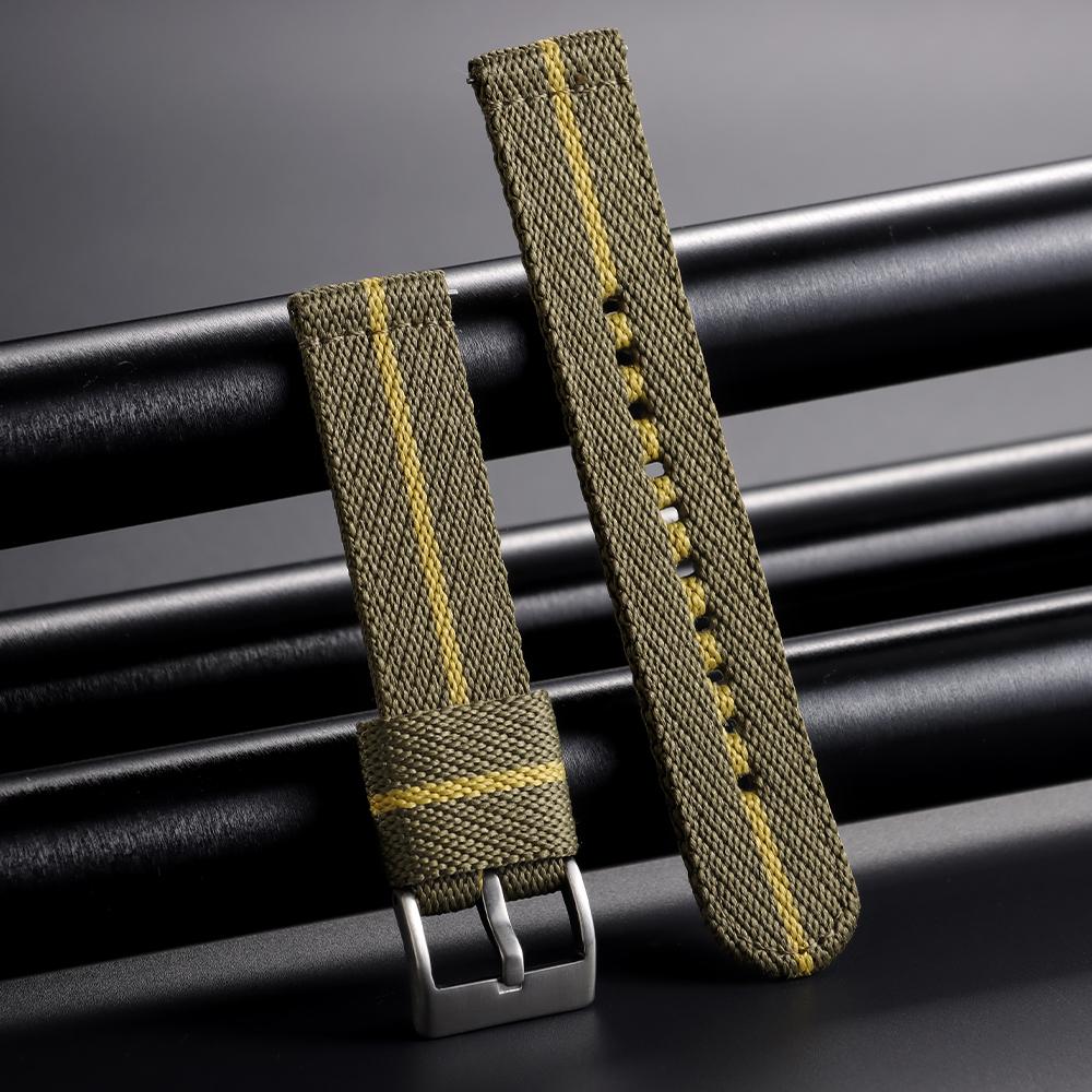 Nylon Strap 20 22mm for Tudor for Omega Watch Band  for Seiko Canvas Fabric Band Men Woven Military Sport Quick Release Bracelet