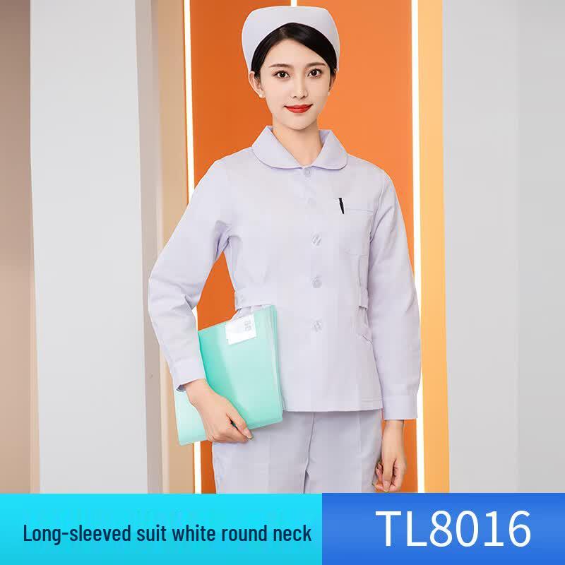 Unisex Long Sleeve Nurse Uniform Split Suit 165