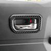 For Suzuki Jimny 2019‑2025 Carbon Fiber Inner Door Handle Frame Interior Pull Bowl Trim Car Styling Decoration Car Accessories