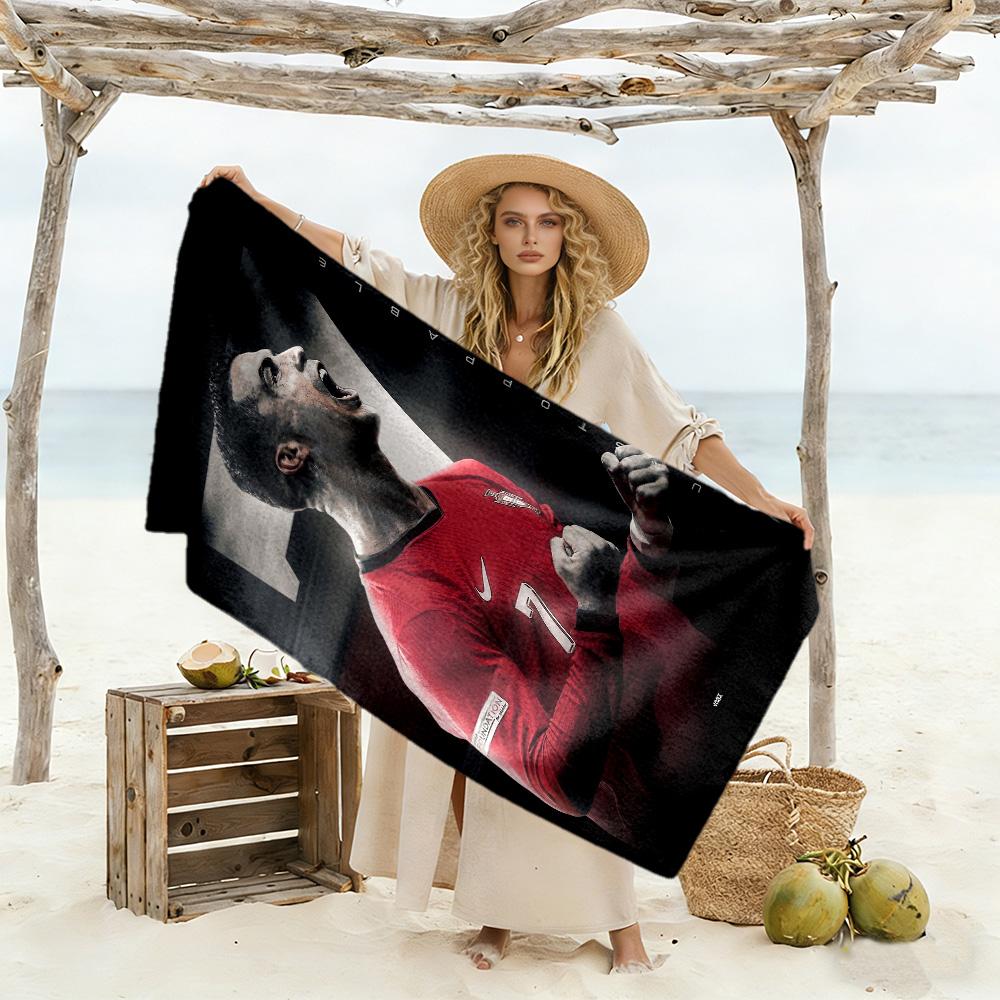 Legacy Cristiano Ronaldo Beach Towel High Absorbency & Quick-Dry Comfortable Lightweight