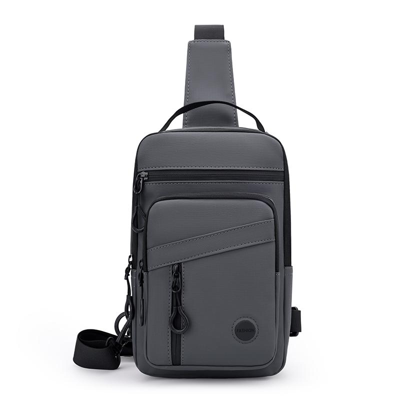 Lightweight Waterproof Nyl Chest Bag Men Multipurpose Sling Crossbody Backpack For Hiking Outdoor Sports Daily Commute Travel