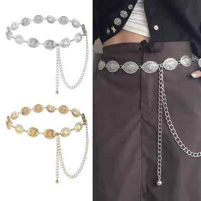 Metal Belt Waist Chain Gold Silver Belly Chain Fashion Bohemian Belt