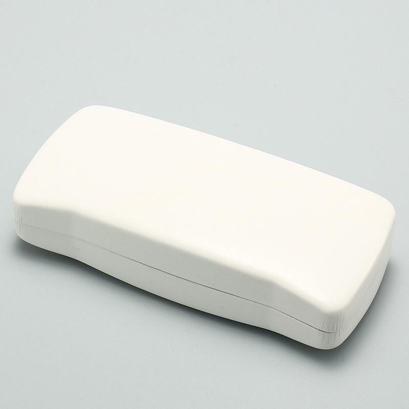 Leather Sunglasses Case Set: Large V-Shaped Glasses Case with Top and Bottom Lids, Four-Piece Packaging Box for Sunglasses